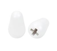 Banworks Guitars 5-Way Toggle Switch Tip Imperial 4,9mm Pickup Selector Switch Caps Switch Knob per USA Fender Stratocaster Strat Telecaster Tele Chitarre Elettriche JT/DWQM-04 Bianco