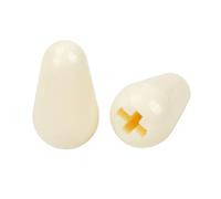 Banworks Guitars 5-Way Toggle Switch Tip Imperial 4,9mm Selettore pickup Interruttore Caps Manopola interruttore per USA Fender Stratocaster Strat Telecaster Tele Chitarre JT/DWQM-04 Vintage White