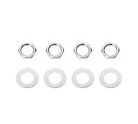 Banworks Imperial Thread - Set di 4 dadi e rondelle per potenziometri per chitarra, con filettatura da 3/8", dadi e rondelle per potenziometri US CTS Switchcraft JT/XNLS-01