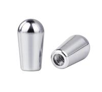 Banworks JT/DWQM-09 JT/DWQM-09 - Set di 2 interruttori a levetta in alluminio per chitarra elettrica Epiphone EPI Les Paul LP SG, filettatura metrica 3,5 mm