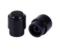 Banworks JT/DWQM-10 - Manopola per chitarra a 3 vie, diametro interno 3,5 mm, 5 vie, per chitarre elettriche Squier Telecaster Tele, confezione da 2, colore: nero