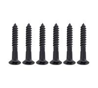 Banworks JT/QQLS-04, viti di montaggio per ponte fisso a testa piatta svasata M3.5 per chitarra elettrica, 3,5 x 25 mm, viti di montaggio per ponte Squier Stratocaster Strat ST, Tele Bass, confezione