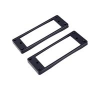 Banworks JT/SYQG-16 - Set di 2 mini anelli Humbucker in plastica con parte superiore piatta e fondo curvo per pickup humbucker, 6 x 6 mm, per chitarre elettriche Les Paul LP Style, confezione da 2