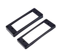 Banworks JT/SYQG-17 - Set di 2 mini anelli Humbucker in plastica con parte superiore piatta e fondo curvo per pickup humbucker, 6 x 6 mm + 10 x 10 mm, per chitarre elettriche Les Paul LP Style