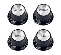 Banworks Manopole di controllo per chitarra anni '60 Manopole Imperiali a 24 scanalature Manopole da 6 mm 2 toni 2 volumi Manopole in alluminio per velocità massima per Gibson Les Paul SG JT/XN-09