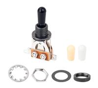 Banworks Metric 3-way Toggle Switch Pickup Selettore Interruttore per Epiphone EPI LP Les Paul Style Chitarra JT/DWQ-01 Gun Black con Punta Nera
