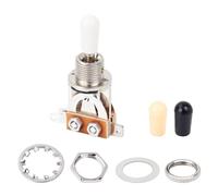 Banworks Metric 3-way Toggle Switch Pickup Selettore Interruttore per Epiphone EPI LP Les Paul Style Chitarra JT/DWQ-01 Cromato con Punta Bianca