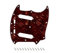 Banworks Mustang Battipenna 4 strati 12 fori Mustang SS Scratch Plate Adatto USA Fender Mustang Performance Series JT/HB-40 marrone scuro guscio di tartaruga