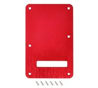 Banworks Piastra posteriore in alluminio lavorato a CNC, spessore 1,5 mm, 1 strato, 6 fori, per chitarra elettrica Trem Tremolo cavità copertura per USA/messicana Fender Standard Stratocaster Strat ST