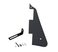 Banworks Pickguard LP import 3-ply, staffa acciaio inossidabile | LP Pickguard Scratch Plate 2-Hole Electric Guitar Pickguard per Epiphone EPI Les Paul LP JT/HBTZ-02 Nero Opaco