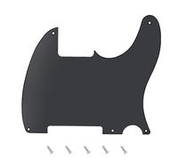 Banworks Pickguard Tele vuoto custom 5-fori piastra antigraffio | Pickguard per chitarra DIY 1-Ply per Fender Telecaster Tele stile chitarre elettriche JT/HB-13 Nero opaco