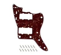 Banworks Pickguard Vintage '60s Jazzmaster di con intaglio per truss rod | Placchetta 4 strati 13 fori Fender Jazzmaster / Squier Classic Vibe JT/HB-38 Tartaruga Scura