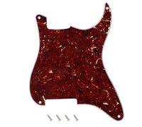 Banworks Pickguard vuoto personalizzato 4-ply 4-fori piastra antigraffio | DIY Chitarra Pickguard per Fender Stratocaster Strat ST Style Chitarre Elettriche JT/HB-12 Tartaruga Marrone Scuro