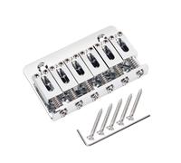 Banworks Ponte fisso Cordiera Non-Tremolo 6 corde Cordiera 52,5 mm (2-1/16") Corda attraverso il corpo Ponte fisso Hardtail per chitarra elettrica Strat ST Tele JT/GDQQ-09 Cromato