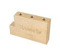 Banworks Ponte tremolo per chitarra, in ottone, 37 mm di altezza, a forma di L, in ottone massiccio, per Floyd Rose FR con bloccaggio del tremolo JT/QQDZ-01