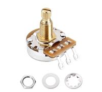 Banworks Potenziometri conici lineari in ottone con filettatura B1MΩ M8 per chitarre di dimensioni standard, 18 scanalature, 18 mm di lunghezza, per Epiphone Les Paul LP/SG Squier Strat/Tele, 1 pezzo