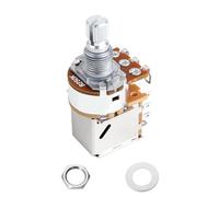 Banworks Potenziometri per chitarra in alluminio B250K M8 con filettatura Push Pull Dimensioni metriche 18-Spline Split albero corto (lunghezza 15 mm) potenziometri conici lineari per chitarre