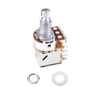 Banworks Potenziometri per chitarra in alluminio B250K M8 Push Pull Dimensioni metriche 18-Spline Split Long Shaft (lunghezza 18 mm) per Squier, Epiphone, Ibanez, ESP chitarra elettrica JT/XNQ-24