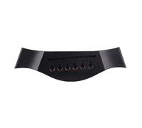Banworks Sella ponte per chitarra acustica a 6 corde, accessorio per chitarra acustica in ebano, pezzo di ricambio per chitarra acustica da 41 pollici, JT/QM-11, nero, lunghezza 167 mm
