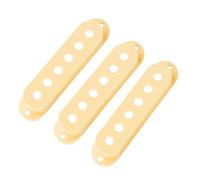 Banworks Set di 3 coperture per pickup SSS da 52 mm/52 mm/52 mm/52 mm, in plastica, a bobina singola, per chitarre elettriche vintage Stratocaster, Fender Strat ST SQ, confezione da 3 pezzi, colore