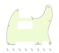 Banworks Tele HS/HH Battipenna a 3 strati per chitarra elettrica a 8 fori, piastra antigraffio per Fender USA/messicana stile moderno standard Tele Telecaster TL JT/HB-04 menta