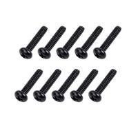 Banworks Viti di montaggio per pickup a bobina singola M3.3 con filettatura metrica 3,3 x 18 mm, set di viti di regolazione dell'altezza per Squier Stratocaster Strat ST Telecaster Tele TL, 10 pezzi