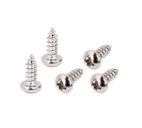 Banworks Viti in acciaio inox americano # 3 x 1/4" per chitarra Truss Rod Cover viti a campana per USA Gibson Les Paul LP SG confezione da 5 JT/ZGLS-01 nichel