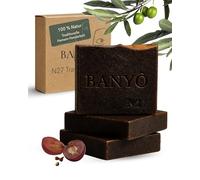 BANYÔ N27 - Sapone per il corpo con semi d'uva e acido linoleico, per la cura antinfiammatoria con effetto esfoliante naturale, ideale per pelli sensibili all'acne