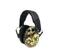 BANZ Paraorecchie morbido e confortevole con protezione apparecchi acustici per neonati e bambini piccolo (Valutazione di riduzione del rumore leader nel settore industriale) Camo verde