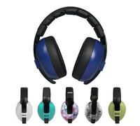 Banz Bubzee Paraorecchie bambino 0-36 mesi - Cuffie per bambini con cancellazione del rumore forte e paraorecchie per bambini, misura regolabile, blu navy