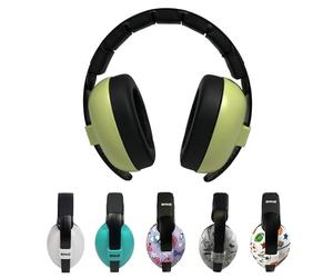 BANZ Paraorecchie morbido e confortevole con protezione apparecchi acustici per neonati e bambini piccolo (Valutazione di riduzione del rumore leader nel settore industriale) 0-2 anni Verde