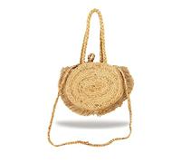 Banzaii borsa donna estiva colorata, borsa mare in paglia intrecciata, interamente realizzata a mano Formentera