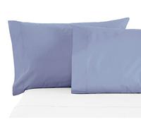 Banzaii Coppia Federe Cuscini Letto in Microfibra 50x80 cm, Anallergiche, Antiacaro, Made in Italy, Avio