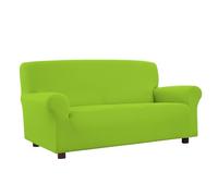Banzaii Copridivano - Elasticizzato Antimacchia - con braccioli sagomati - Made in Italy (Verde Chiaro, 3 Posti (estensibile da 150 a 200 cm))