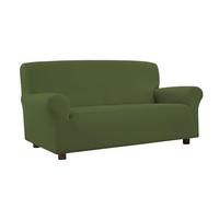 Banzaii Copridivano - Elasticizzato Antimacchia - con braccioli sagomati - Made in Italy (Verde Scuro, 3 Posti (estensibile da 150 a 200 cm))