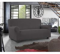 Banzaii copridivano elastico universale, fodera per divano con braccioli - 1 Posto Grigio - Made in Italy