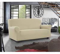 Banzaii copridivano elastico universale, fodera per divano con braccioli - 2 Posti Panna - Made in Italy