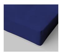 Banzaii - Lenzuolo Sotto Con Angoli In Cotone Con Elastico Made In Italy Una Piazza Singolo 90x200 Cm - Blu