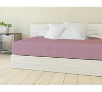 Banzaii Lenzuolo sotto con Angoli in Microfibra trattamento Manopesca, No Stiro, Una Piazza e Mezza 110/120 x 190/200 x 30 cm, adatto sia a materassi alti che bassi, Lilla Made in Italy