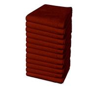 Banzaii Set di Asciugamani Maxi Misure - 12 Salviette 60 x 40 cm Bordeaux