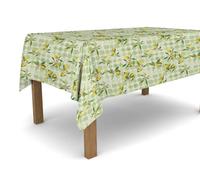 Banzaii Tovaglia in PVC Cerata Antimacchia Resistente a Sole e Intemperie Facile Da Tagliare Nella Misura Che Vuoi - Capri Verde 140x300 cm