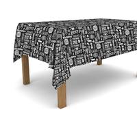 Banzaii Tovaglia in PVC Cerata Antimacchia Resistente a Sole e Intemperie Facile Da Tagliare Nella Misura Che Vuoi - Festbier 140x400 cm