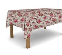 Banzaii Tovaglia in PVC Cerata Antimacchia Resistente a Sole e Intemperie Facile Da Tagliare Nella Misura Che Vuoi - Bouquet 140x400 cm