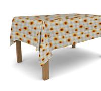 Banzaii Tovaglia in PVC Cerata Antimacchia Resistente a Sole e Intemperie Facile Da Tagliare Nella Misura Che Vuoi - Cuisine Blu 140x100 cm