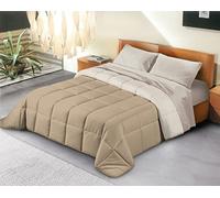 Banzaii Trapunta Invernale in Ecopiuma Double Face Super Soft Una Piazza Singolo 170x260 cm Panna/Beige