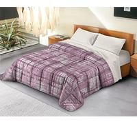 Banzaii Trapunta Singola 170x260 cm Invernale in Ecopiuma da 380 gr/mq calda e morbida - Piumone Invernale Anallergico e Traspirante - Prodotto in Italia - Gaia Rosa
