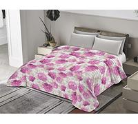 Banzaii Trapuntino Mezza Stagione, Copriletto Autunnale Primaverile, Trapuntato Imbottito Una piazza e mezza 220x260 cm Gabriella Fuxia Made in Italy