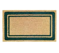 Banzaii Zerbino Cocco da Esterno e Interno, Tappeto Antiscivolo 40x70 cm - Border Verde