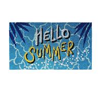 Banzaii Zerbino Estivo in Cocco da Esterno o Interno con Retro Antiscivolo 40x70 cm - Hello Summer Mare