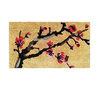 Banzaii Zerbino in Cocco da Esterno o Interno con Retro Antiscivolo 40x70 cm - Ciliegio in Fiore